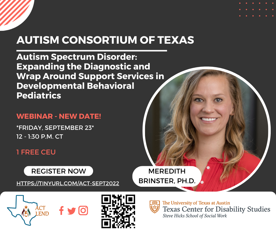 Autism Consortium of Texas September Meeting Texas Center for